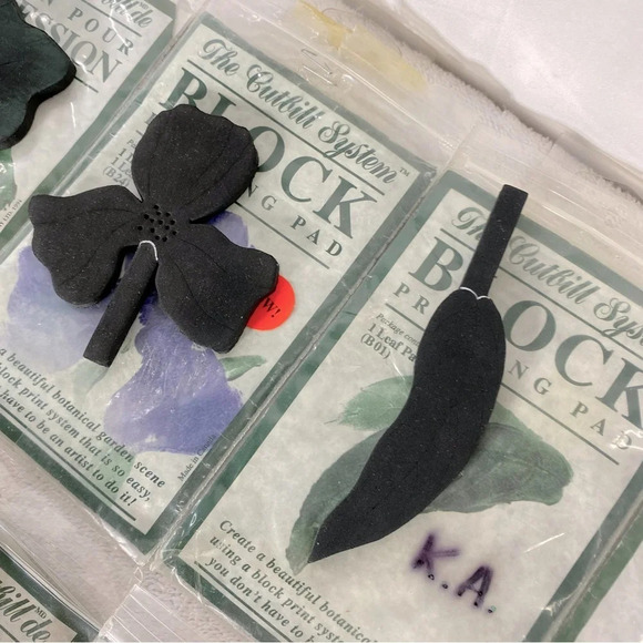 Vintage The Cuthill Systems Block Printing Pads x 8 - Picture 8 of 10